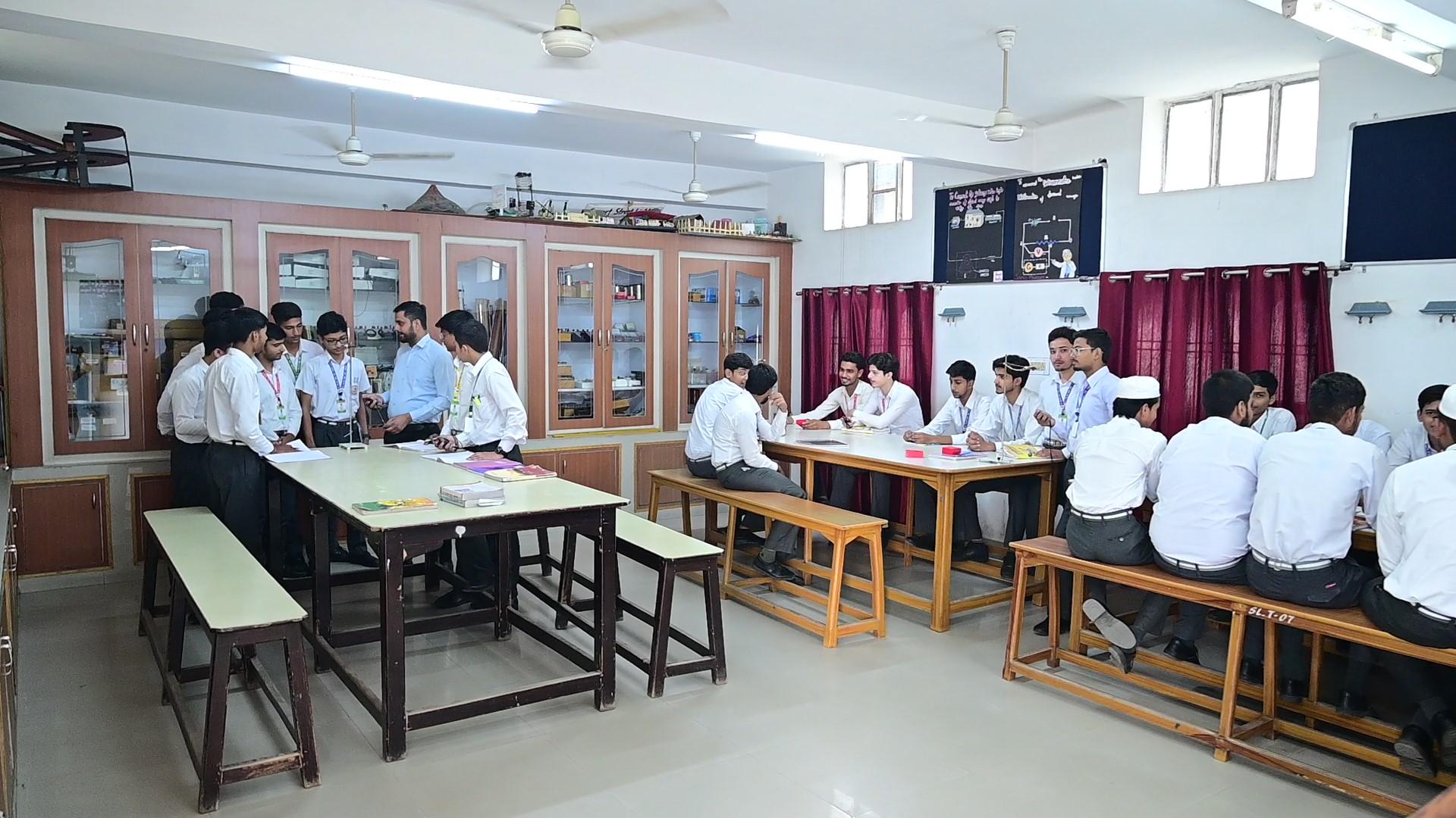 School campus view